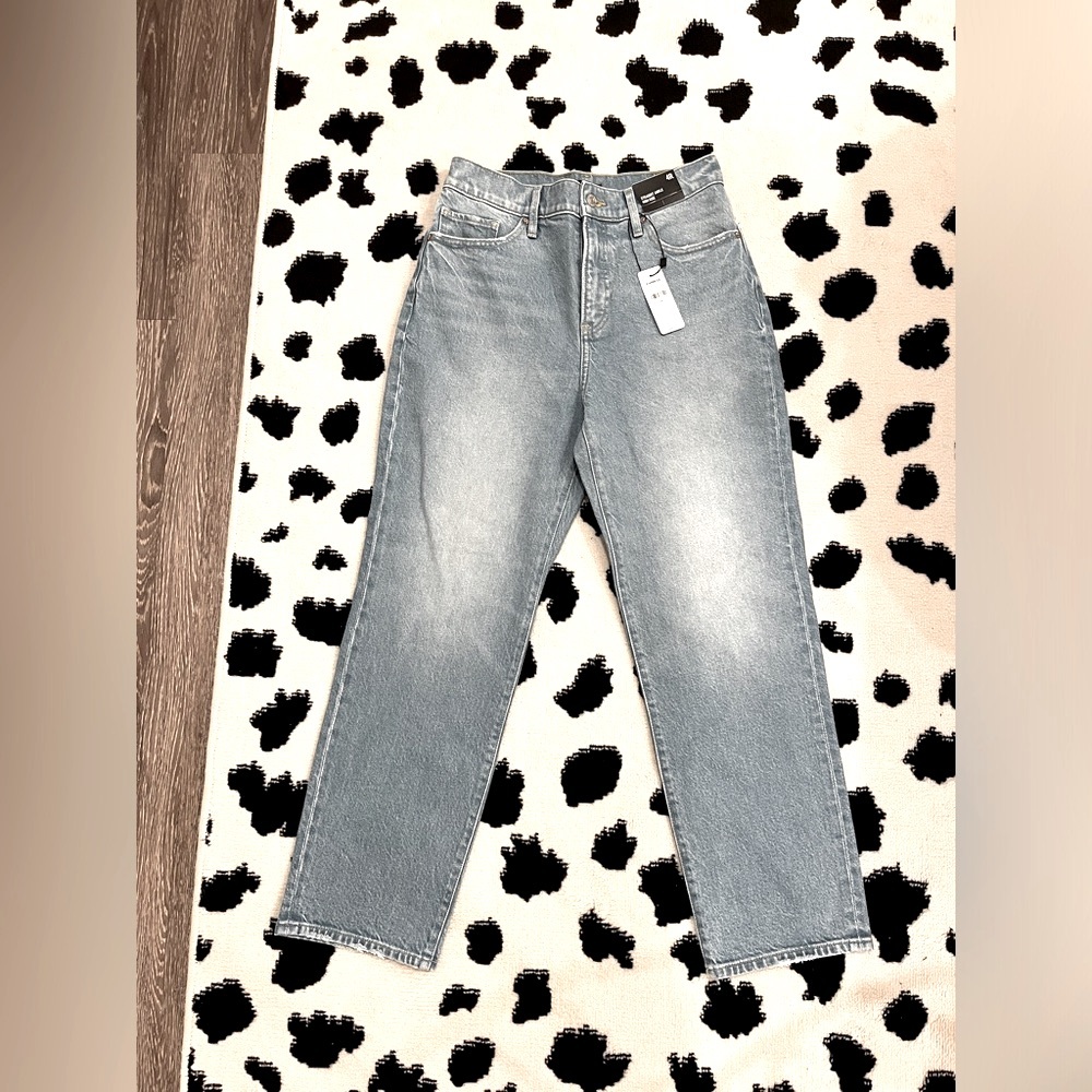 Express Straight Ankle High Rise Jeans